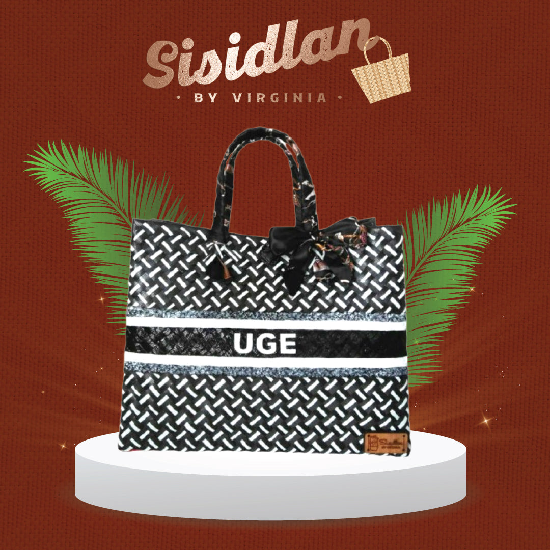 SISIDLAN'S BOOK TOTE CUSTOM NAME