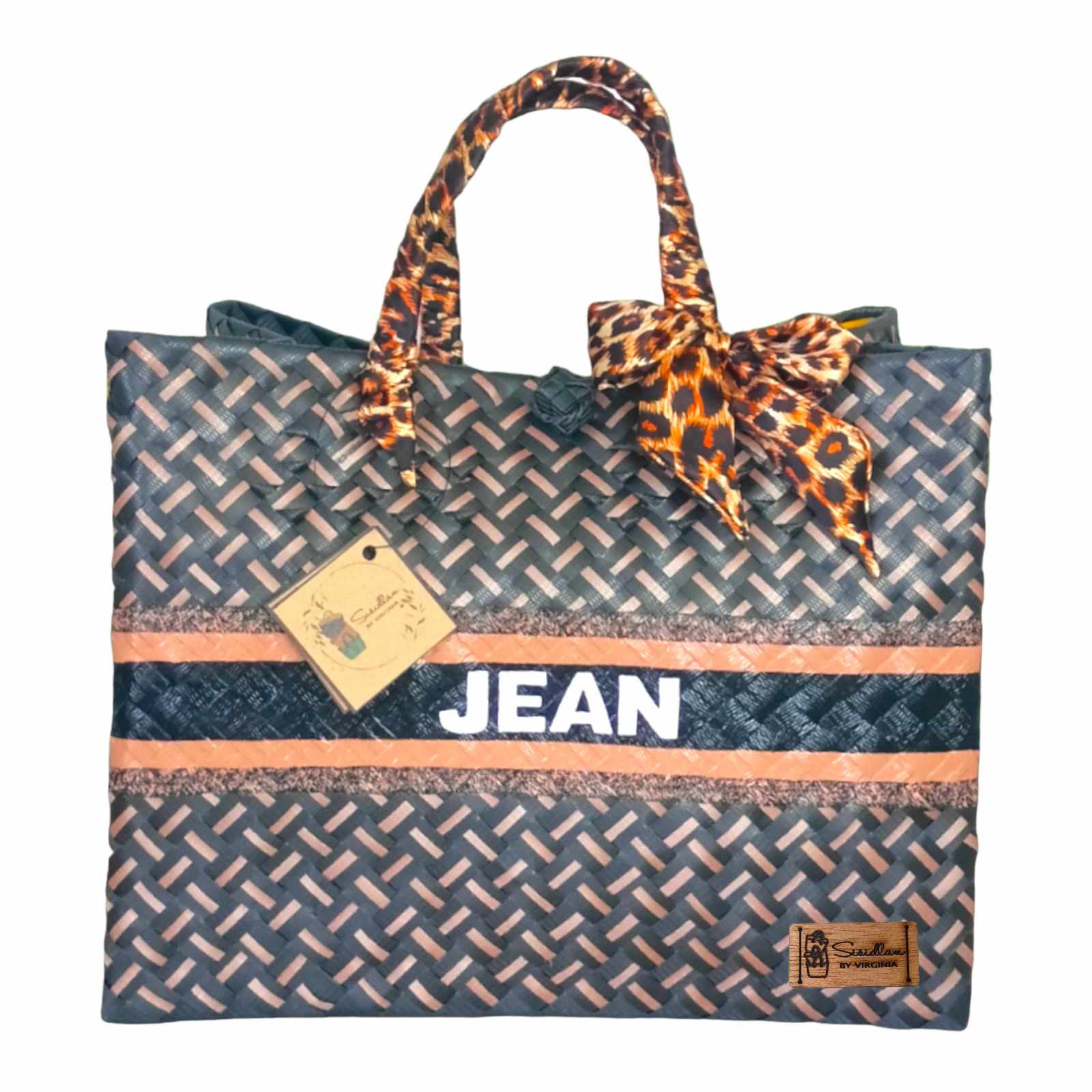 SISIDLAN'S BOOK TOTE CUSTOM NAME