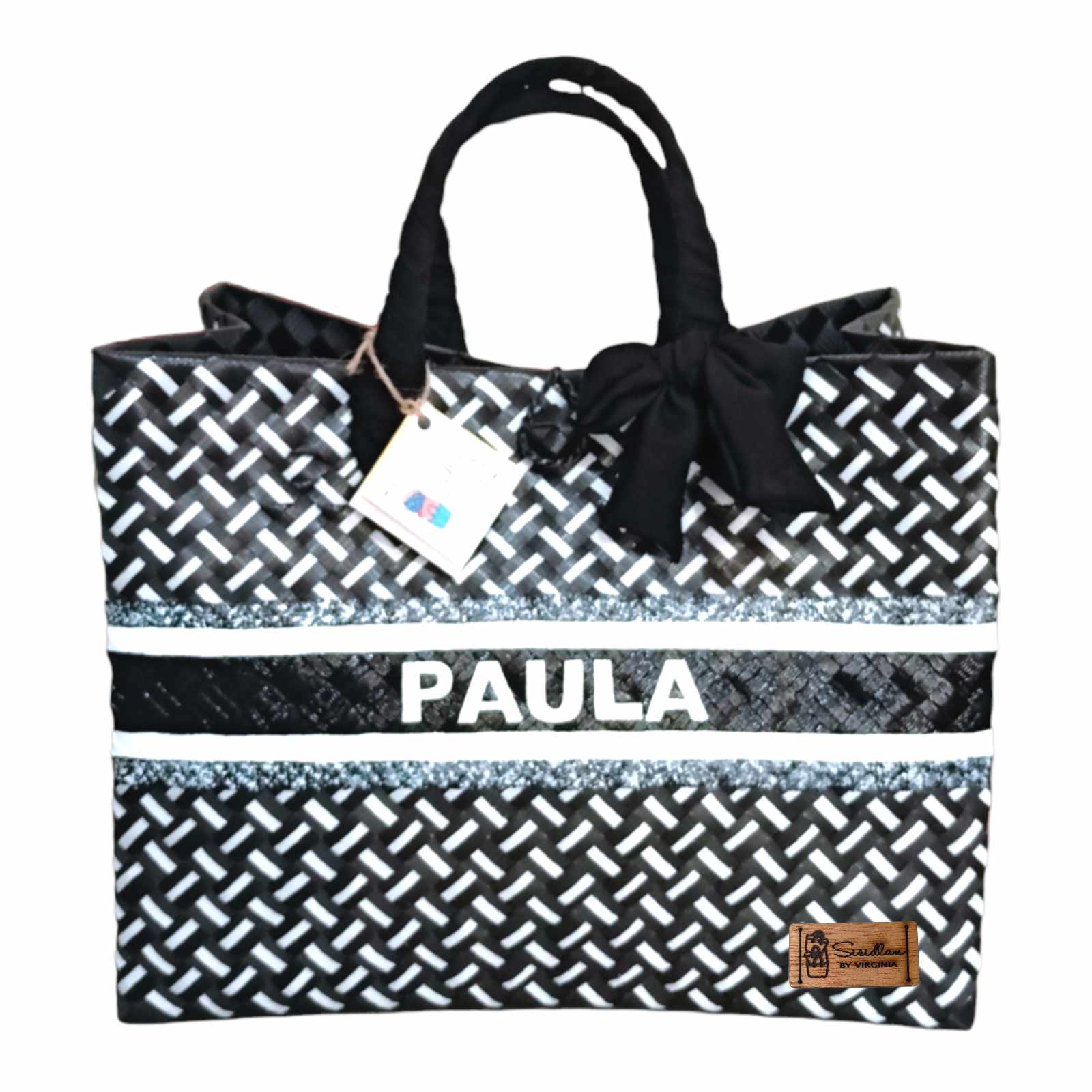 SISIDLAN'S BOOK TOTE CUSTOM NAME